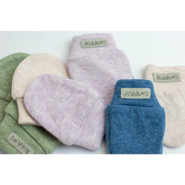 Juddlies - Juddlies Scratch Mitts - Olive Fleck