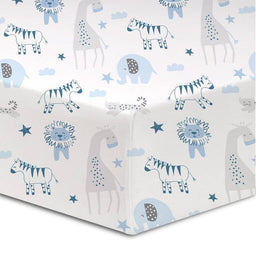 Jupiter - Koala Baby - Flannel 1 Pack Safari Crib Sheet