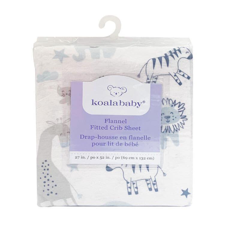 Jupiter - Koala Baby - Flannel 1 Pack Safari Crib Sheet