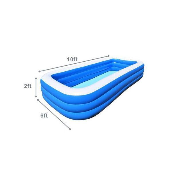 Kiddiworks® - Kiddiworks Deluxe Inflatable Pool