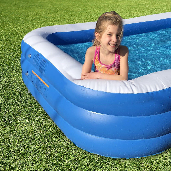 Kiddiworks® - Kiddiworks Deluxe Inflatable Pool