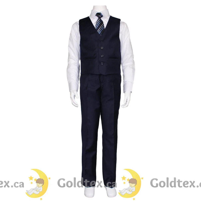 Kids Energy® - Kids Energy 5 Piece Navy Formal Suit
