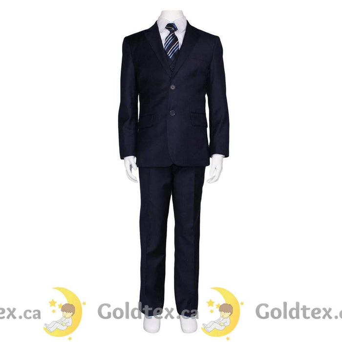 Kids Energy® - Kids Energy 5 Piece Navy Formal Suit