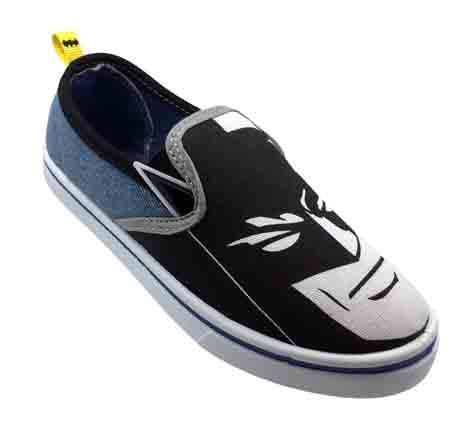 Kids Shoes - Kids Shoes Batman Youth Boys Slip-on Canvas Shoes