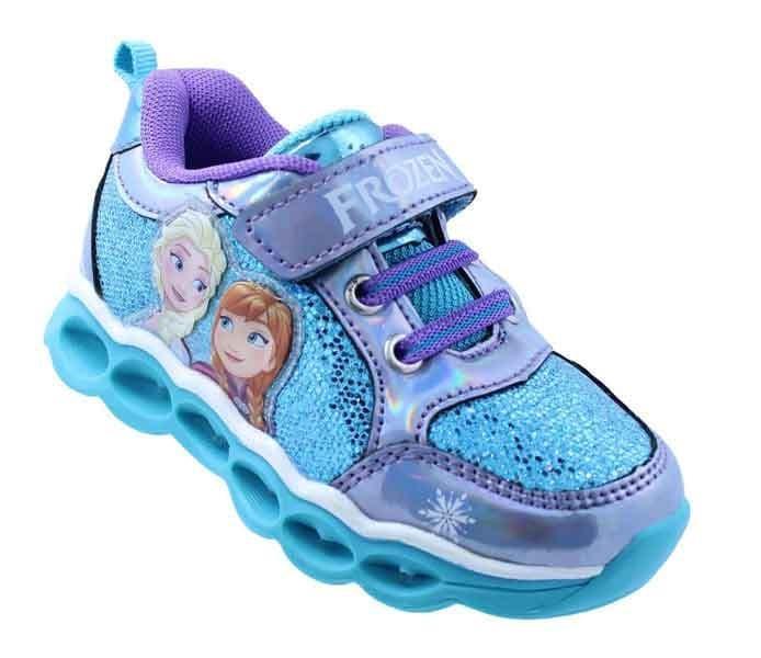 Kids Shoes Toddler Youth Disney Frozen Girls Light up Sports Shoes 8