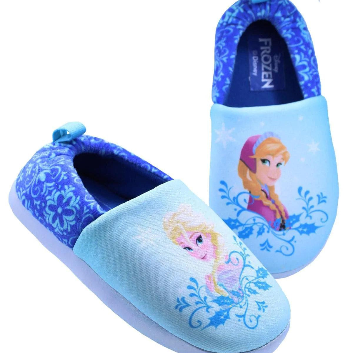 Kids Shoes Junior Girls Disney Frozen Non-Slip Slippers — Goldtex