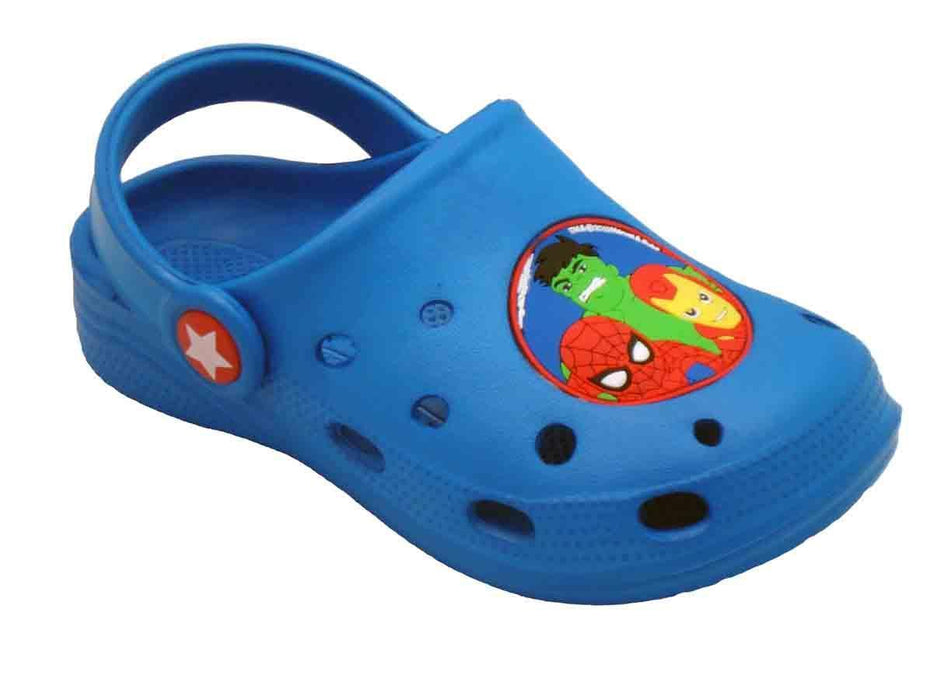Kids Shoes - Kids Shoes Super Hero Squad Youth Boys Clogs