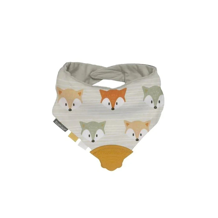 Kushies® - Kushies Chew Bib – 2-in-1 Bandana Bib with Built-in Teether