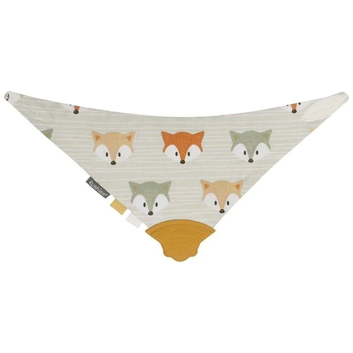 Kushies® - Kushies Chew Bib – 2-in-1 Bandana Bib with Built-in Teether