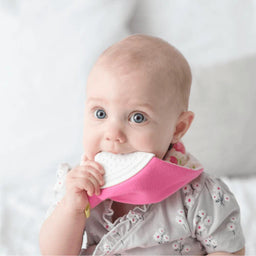 Kushies® - Kushies Chew Bib – 2-in-1 Bandana Bib with Built-in Teether