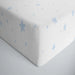 Kushies® - Kushies Flannel | Crib Sheet - Blue Scribble Stars