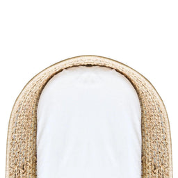 Kushies® - Kushies Flannel | Multi-Fit Adjustable Bassinet Sheet - White