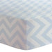 Kushies® - Kushies Flannel | Playard Sheet - Chevron Blue