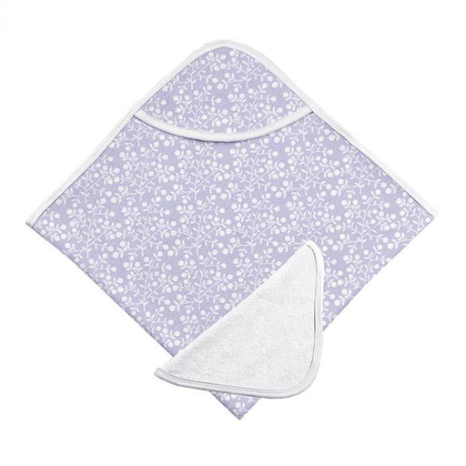 Kushies® - Kushies Hooded Bath Towel & Washcloth Set - Lilac Berries