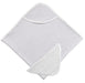 Kushies® - Kushies Hooded Bath Towel & Washcloth Set - Lilac Ornament