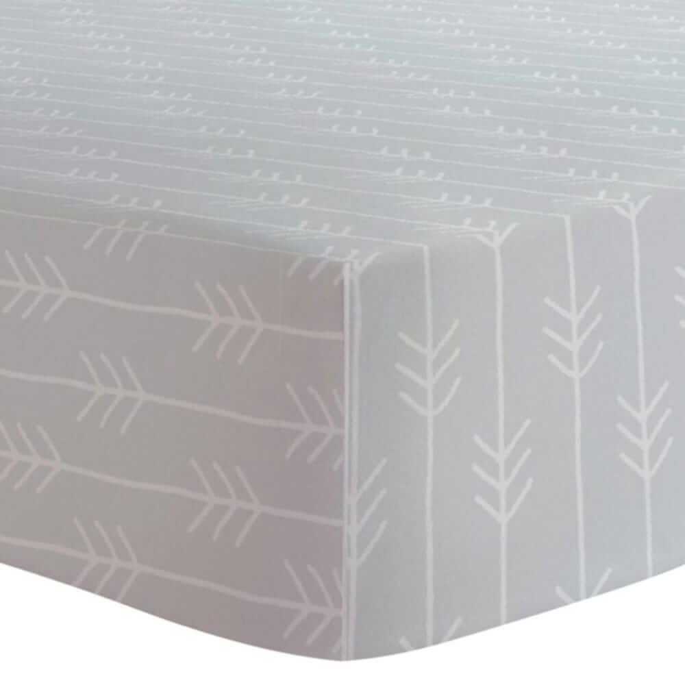 Kushies® - Kushies Playpen Sheet - Gray Arrows