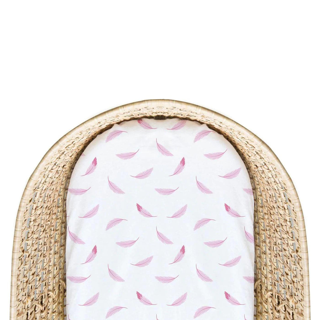 Kushies® - Kushies® 100% Certified Organic Cotton Jersey Fitted Bassinet Sheet