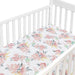 Kushies® - Kushies S730-200 Percale Crib Sheets - Watercolour Flowers