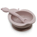 Kushies® - Kushies Silibowl Bowl & Spoon - Rose