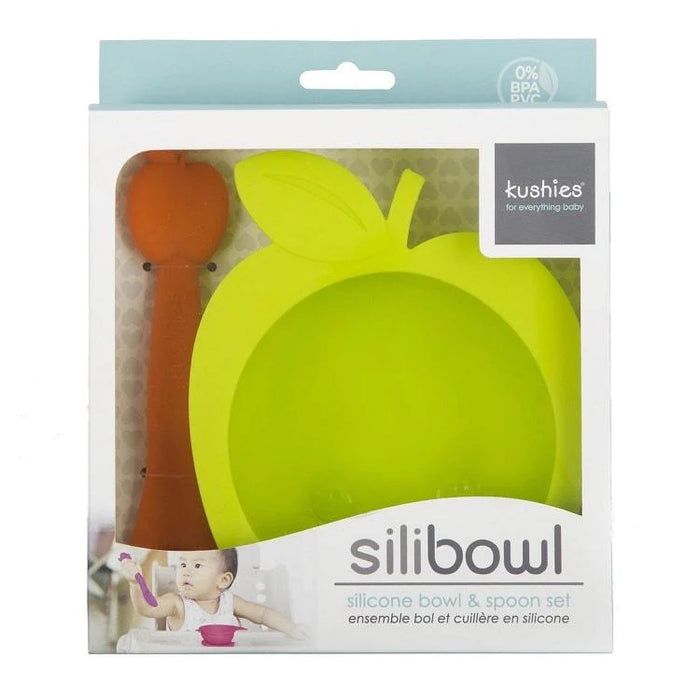 Kushies® - Kushies Silibowl Silicone Bowl & Spoon Set