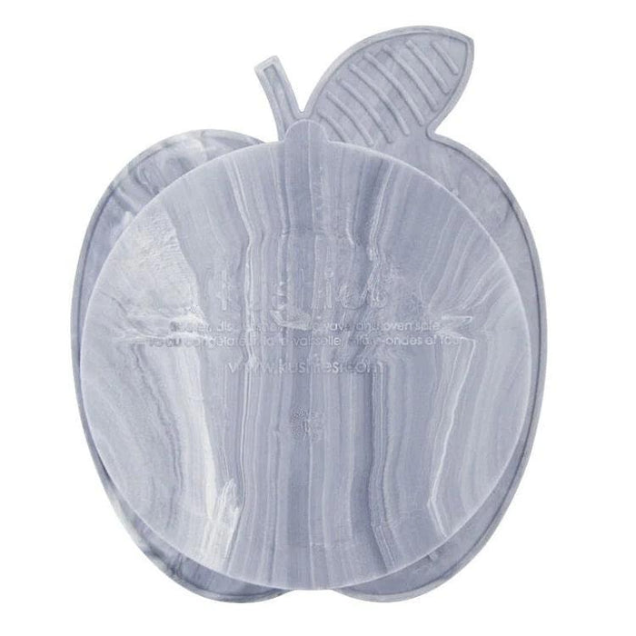 Kushies® - Kushies SiliBowl Silicone Bowl & Spoon Set - Marble