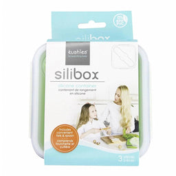 Kushies® - Kushies Silibox Silicone Container & Utensils Set