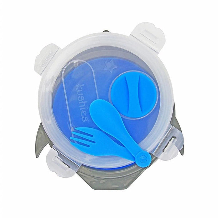 Kushies® - Kushies Silibox Silicone Container & Utensils Set