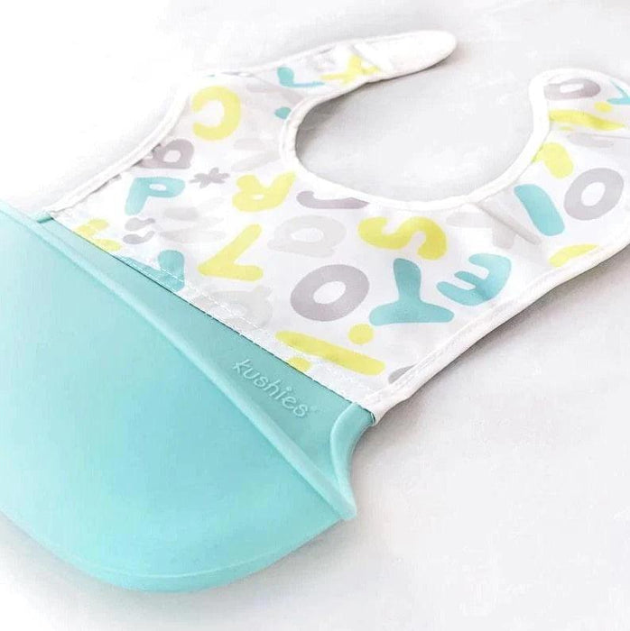 Kushies® - Kushies Silisoft Bib with Silicone Pocket
