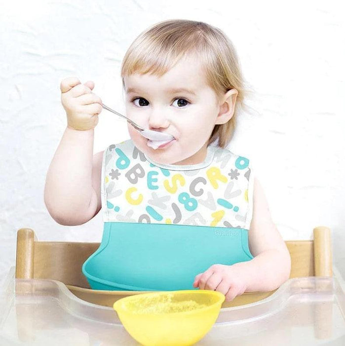 Kushies® - Kushies Silisoft Bib with Silicone Pocket