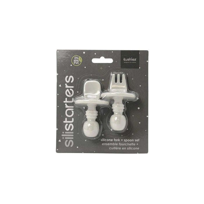 Kushies® - Kushies SiliStarters - Silicone Fork + Spoon Set