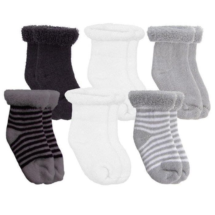 Kushies® - Kushies Terry Newborn Socks - 6 pack