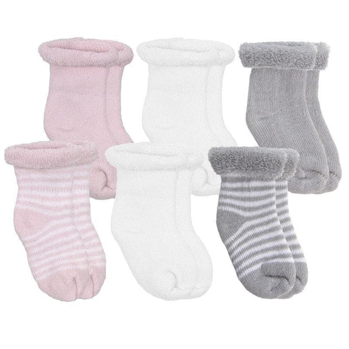Kushies® - Kushies Terry Newborn Socks - 6 pack