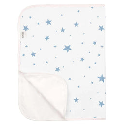 Kushies® - Kushies Terry | Portable Changing Pad - Blue Scribble Star