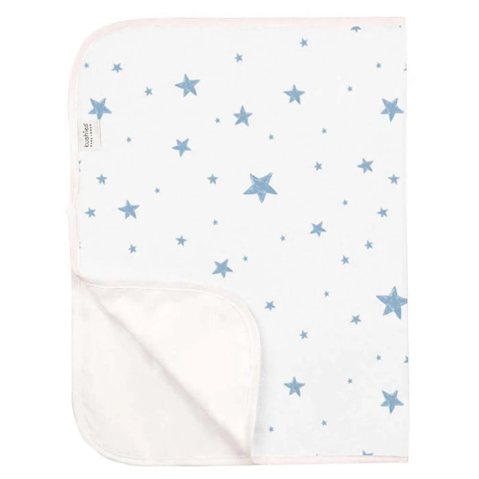 Kushies® - Kushies Terry | Portable Changing Pad - Blue Scribble Star
