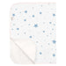 Kushies® - Kushies Terry | Portable Changing Pad - Blue Scribble Star