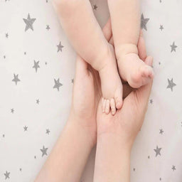 Kushies® - Kushies Terry | Portable Changing Pad - Grey Scribble Stars