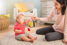 Lamaze® - Lamaze Basha the Bear - Hookable Baby Toy