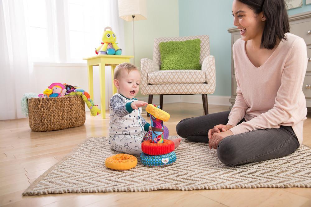 Lamaze® - Lamaze Rainbow Soft Rings Stacking Toy