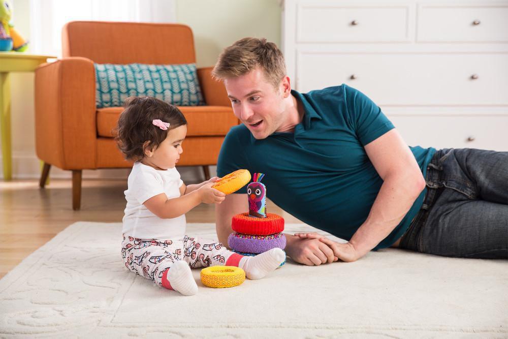 Lamaze® - Lamaze Rainbow Soft Rings Stacking Toy