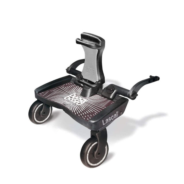 Lascal® - Buggy Board Maxi + Saddle (Universal Buggy Board with Detachable Saddle Seat – Fits Most Strollers)