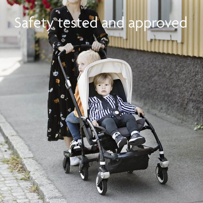 Lascal® - Buggy Board Maxi + Saddle (Universal Buggy Board with Detachable Saddle Seat – Fits Most Strollers)