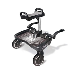 Lascal® - Buggy Board Maxi + Saddle (Universal Buggy Board with Detachable Saddle Seat – Fits Most Strollers)