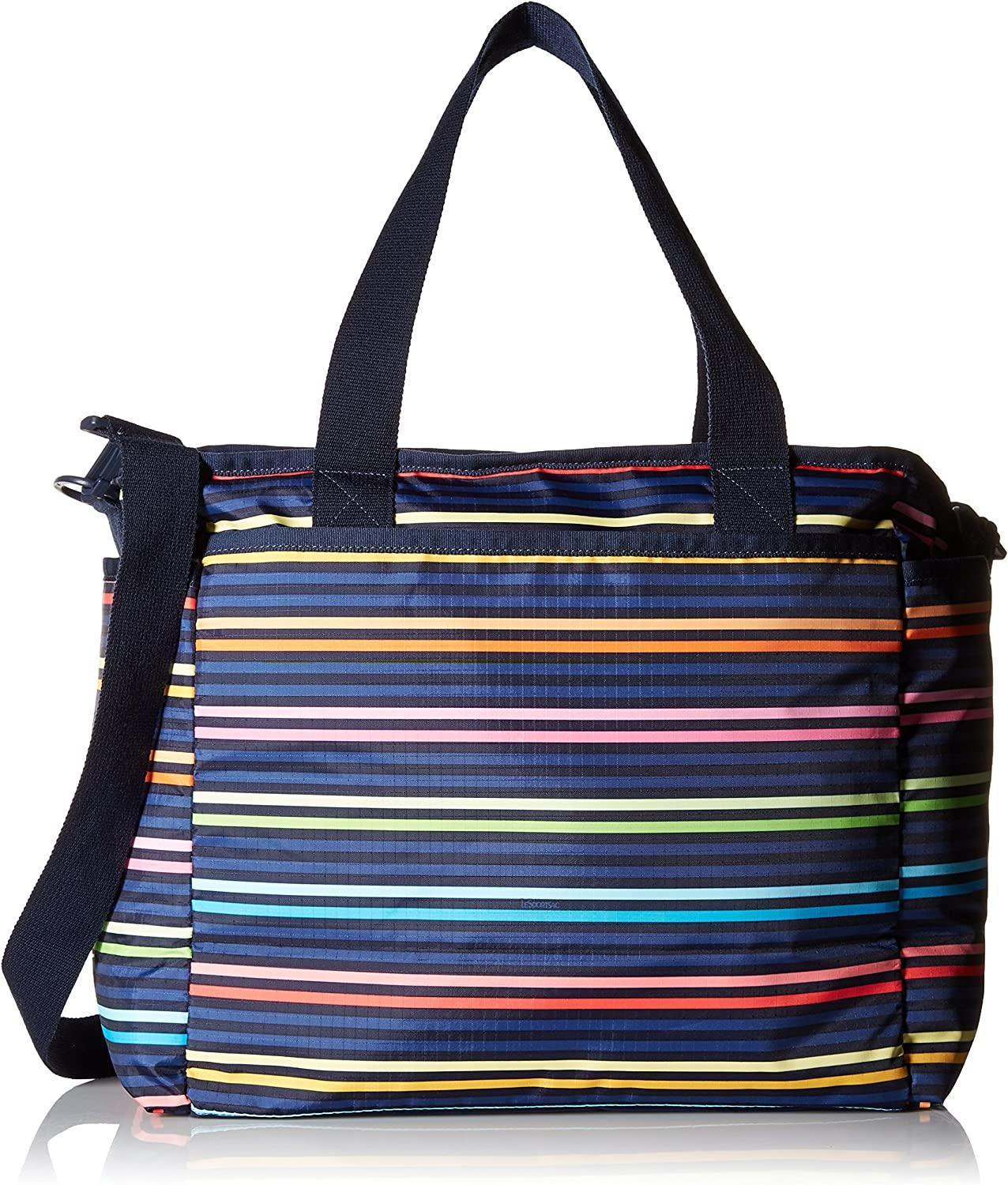 LeSportsac Ryan Baby Diaper Bag – LeStripe, Zoo Cute, True Black