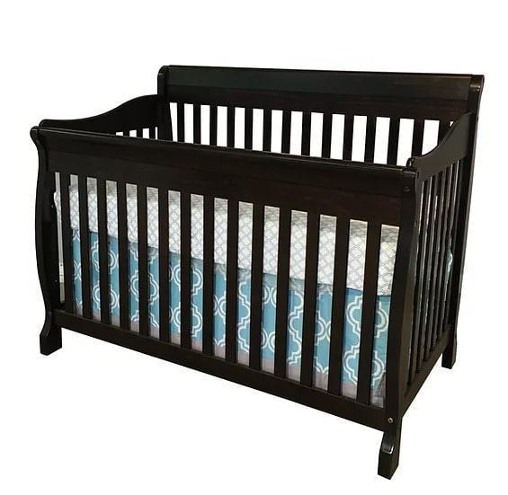 Lil' Angels® - Lil' Angels 3-in-1 Naples Crib - Espresso
