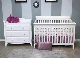 Lil' Angels® - Lil' Angels 3-in-1 Naples Crib - White
