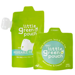 Little Green Pouch® - Little Green Pouch - Reusable Baby Food Pouches – 3.4 oz & 7 oz (Pack of 4 or 6)