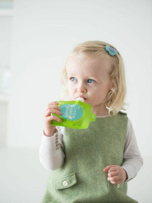Little Green Pouch® - Little Green Pouch - Reusable Baby Food Pouches – 3.4 oz & 7 oz (Pack of 4 or 6)
