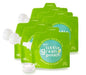 Little Green Pouch® - Little Green Pouch - Reusable Baby Food Pouches – 3.4 oz & 7 oz (Pack of 4 or 6)