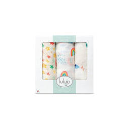 Lulujo® - Lulujo 3pk Bamboo Swaddle - High In The Sky