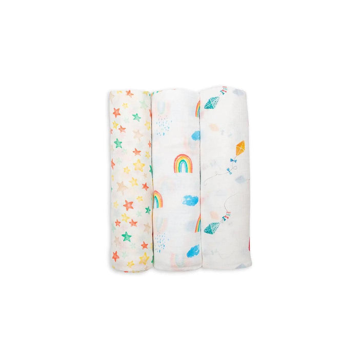 Lulujo® - Lulujo 3pk Bamboo Swaddle - High In The Sky
